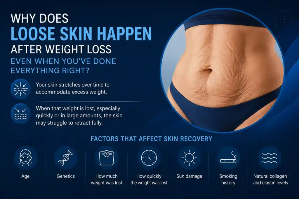 Why Does Loose Skin Happen After Weight Loss Even When You’ve Done Everything Right Wigston?